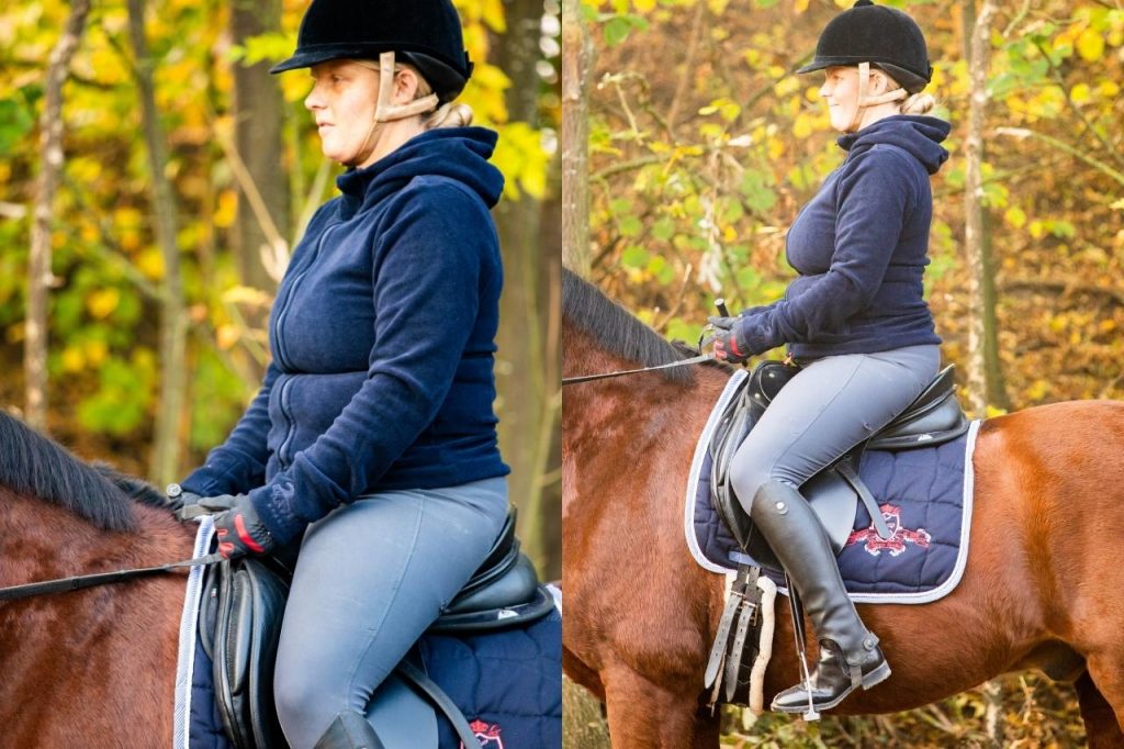 richtiger Sitz beim Reiten